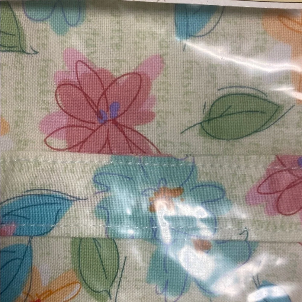Longaberger medium serving Floral Blooms Fabric basket lining